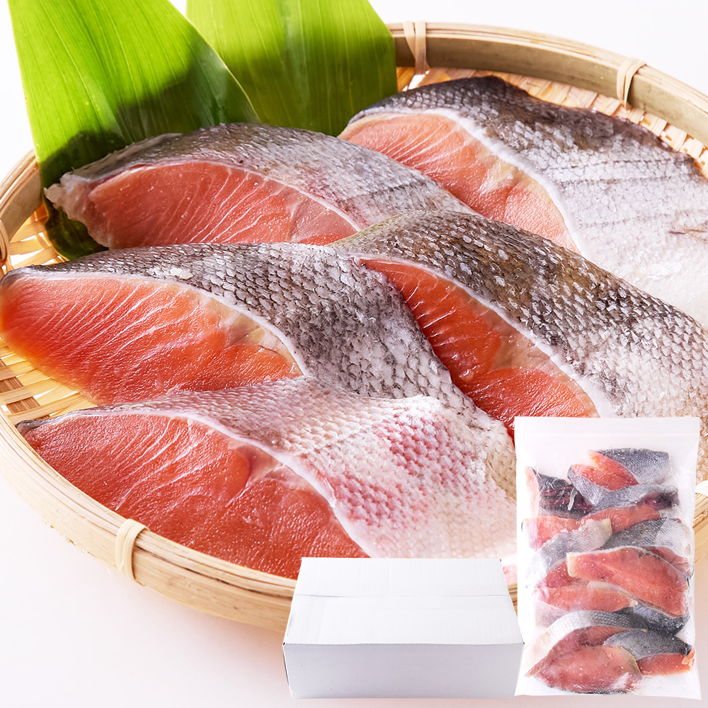 【　ギフト対応可商品　】身が引き締まって肉厚!!北海道産生秋鮭切身1kg