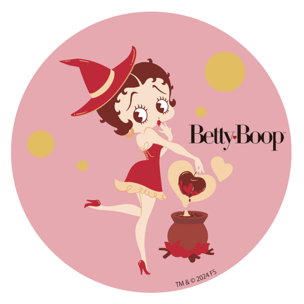 ベティー ブープ（Betty Boop）ラウンド ステッカー BB-ST-005A