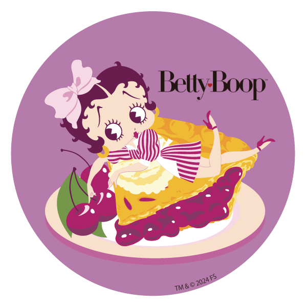 ベティー ブープ（Betty Boop）ラウンド ステッカー BB-ST-005B