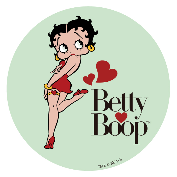 ベティー ブープ（Betty Boop）ラウンド ステッカー BB-ST-005D