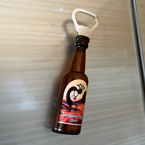ボトル オープナー マグネット付き KOKOPELLI