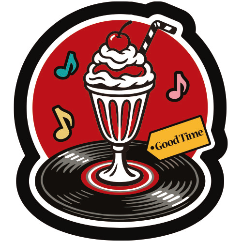 ダイナー ステッカー PARFAIT