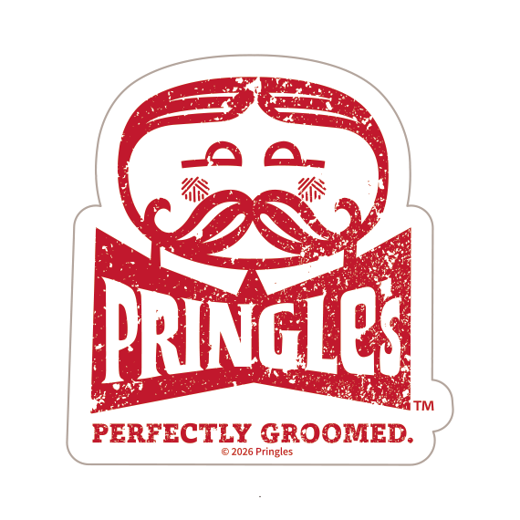 プリングルズ フルダイカット ステッカー PERFECTLY GROOMED