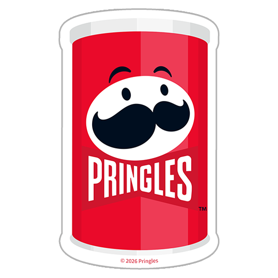 プリングルズ フルダイカット ステッカー RED CAN
