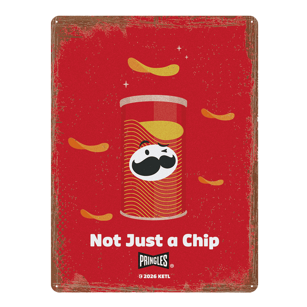 プリングルズ（PRINGLES）ティン サイン Not Just a Chip