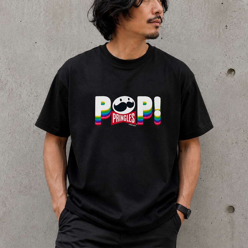 プリングルズ Tシャツ POP！ ブラック