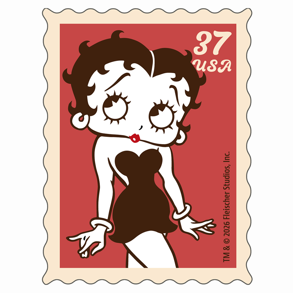 ベティー ブープ（Betty Boop）ステッカー Betty's Stamp