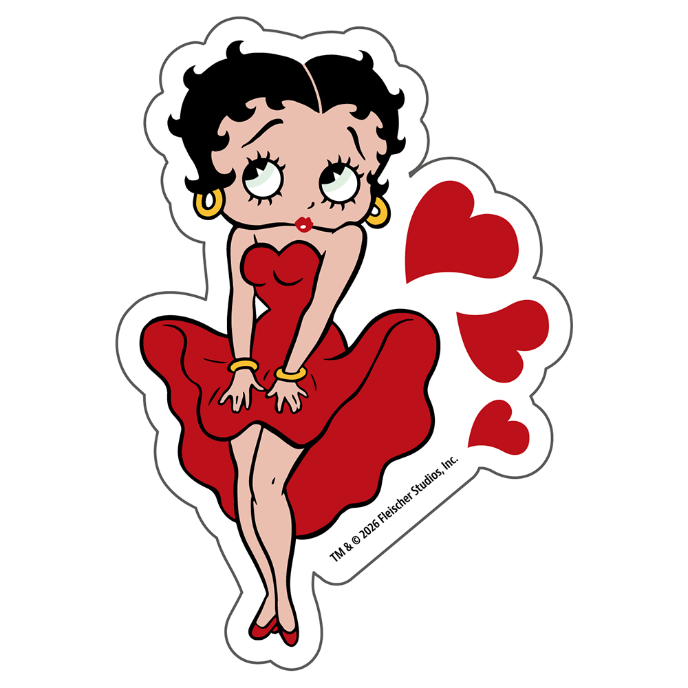ベティー ブープ（Betty Boop）ステッカー Cute Betty
