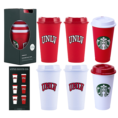 スターバックス リユーザブル ホット カップ 16oz UNLV 6PCセット