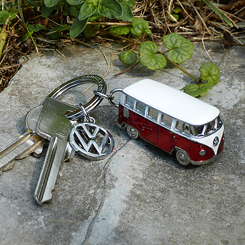 VW Collection ＜by BRISA＞ T1 BUS 3D キーリング レッド