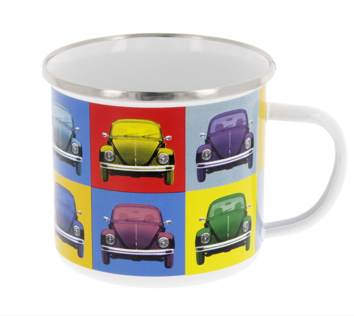 VW Collection ＜by BRISA＞ T1 BUS ホーロー マグカップ ビートル マルチカラー
