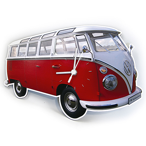 VW Collection ＜by BRISA＞ T1 BUS ウォール クロック レッド