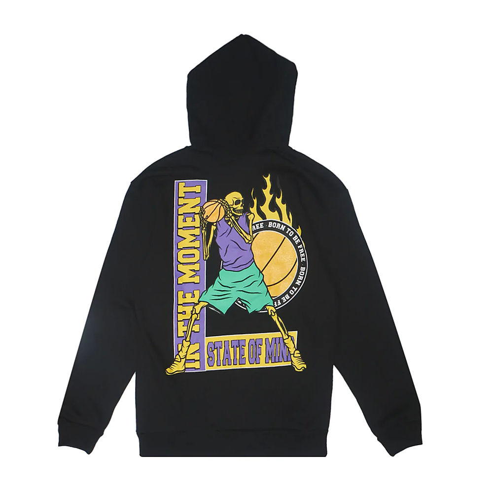 フーディー BORN TO BEE FREE GRAPHIC ブラック