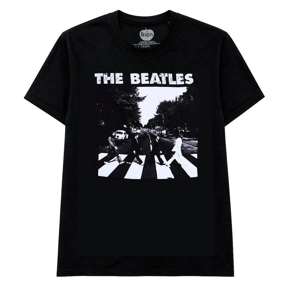 Tシャツ THE BEATLES ABBEY ROAD ブラック