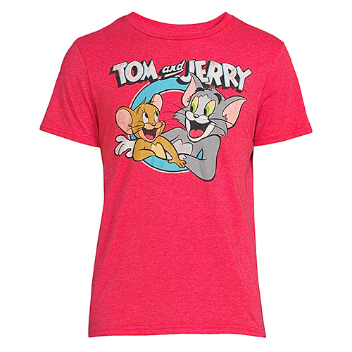 Tシャツ トム ＆ ジェリー ヘザーレッド