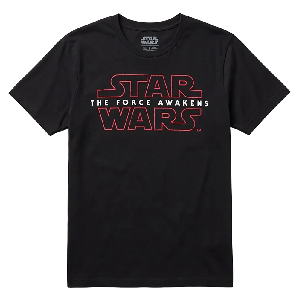 Tシャツ Star Wars The Force Awkens ブラック & レッド