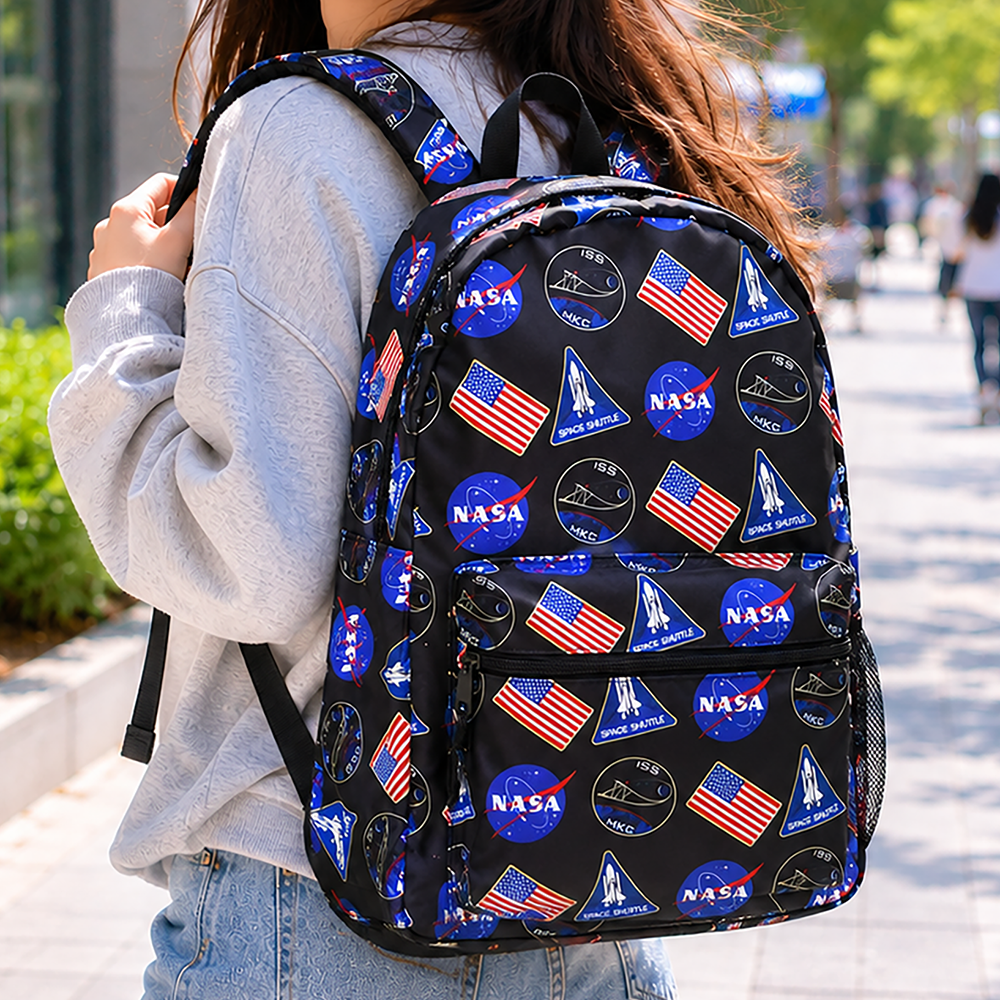 バック パック（リュック）NASA GRAPHIC ブラック