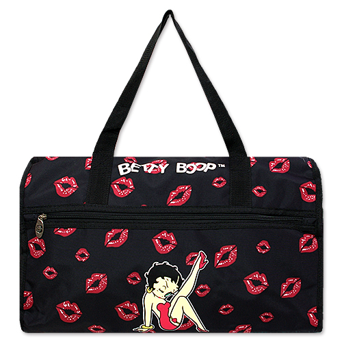 ベティー ブープ（Betty Boop）ダッフル バッグ シッティング ウィズ リップス