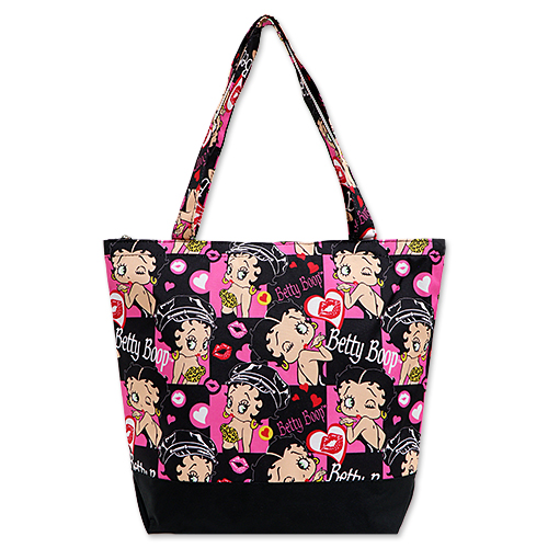 ベティー ブープ（Betty Boop）トート バッグ ピンク レオパード