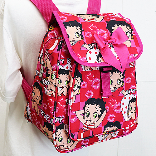 ベティー ブープ（Betty Boop）ミニ バック パック オール ヘッズ