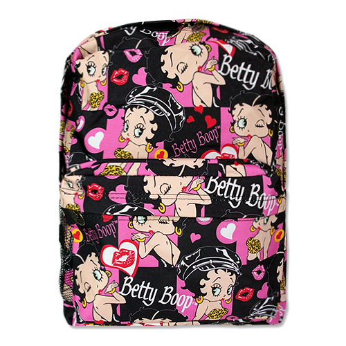 ベティー ブープ（Betty Boop）バック パック ピンク レオパード