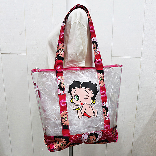 ベティー ブープ（Betty Boop）クリア トート バッグ オール ヘッズ