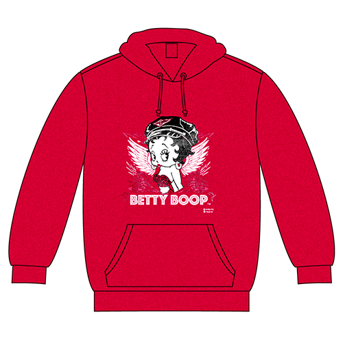 ベティー ブープ（Betty Boop）フーディー Angel Betty アンティーク・チェリー