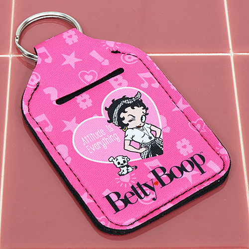 Betty Boop キーリング w／ マルチ ユース ポーチ Attitude