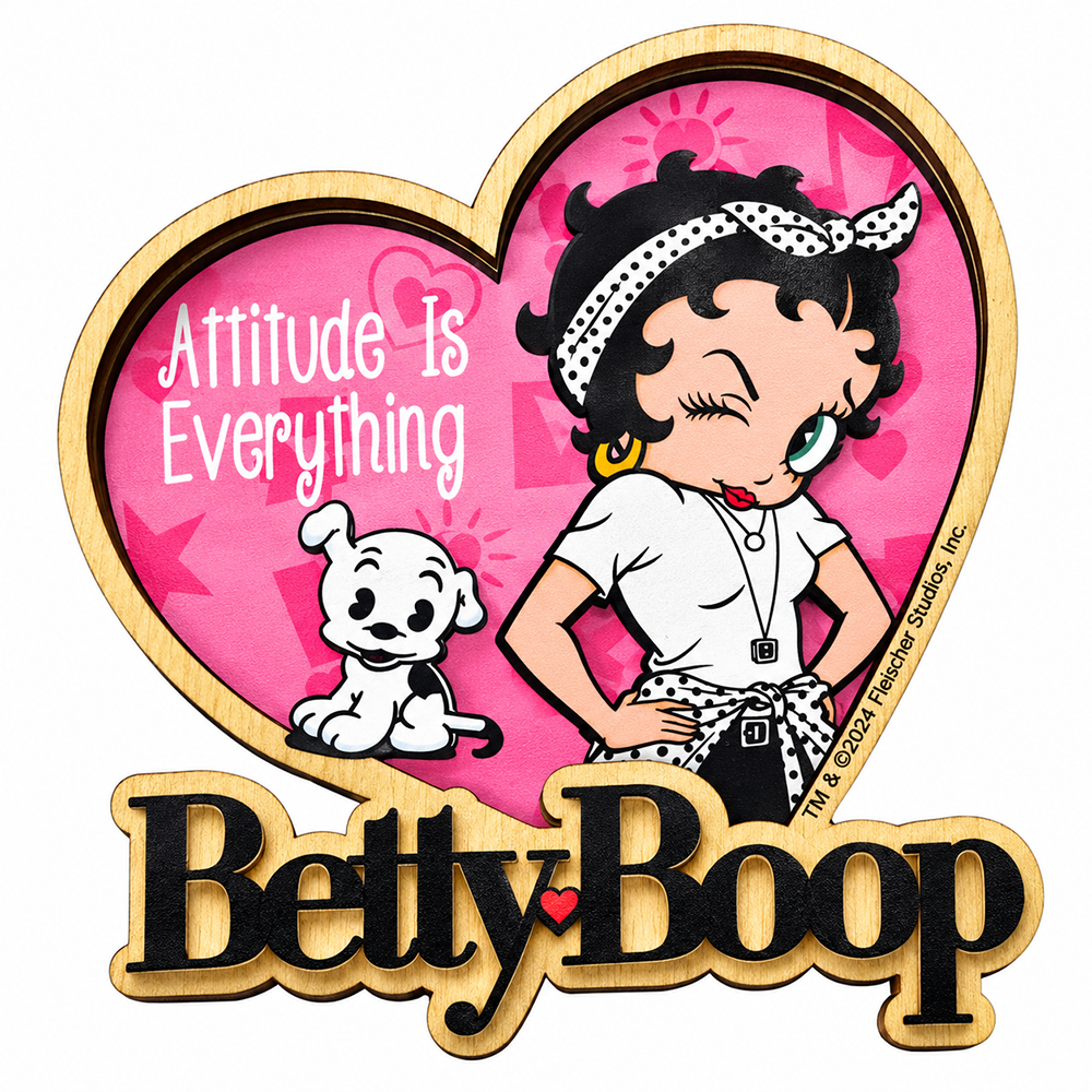 ベティー ブープ（Betty Boop）マグネット Attitude Layered