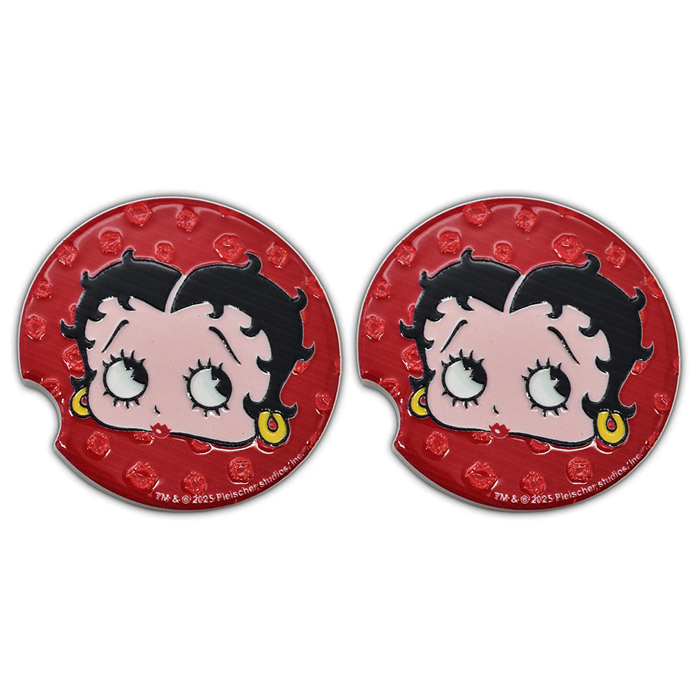 ベティー ブープ（Betty Boop）カー・コースター Head 2枚セット