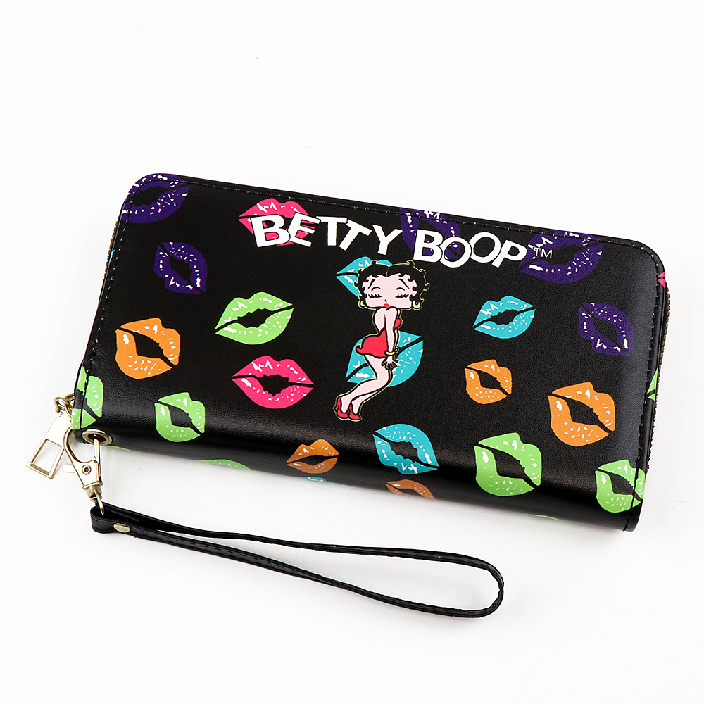 ベティー ブープ（Betty Boop）ロング ウォレット フラーティ オン キッス