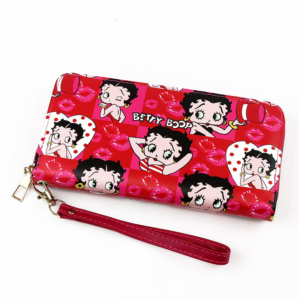 ベティー ブープ（Betty Boop）ロング ウォレット オール ヘッズ