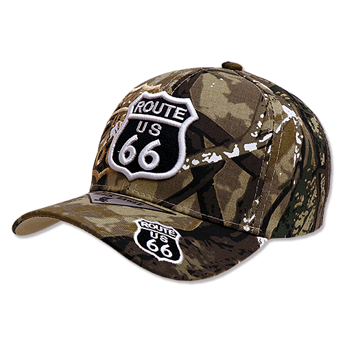 ROUTE 66 キャップ ROAD SHIELD 66-AC-CP-023CAMO カモ