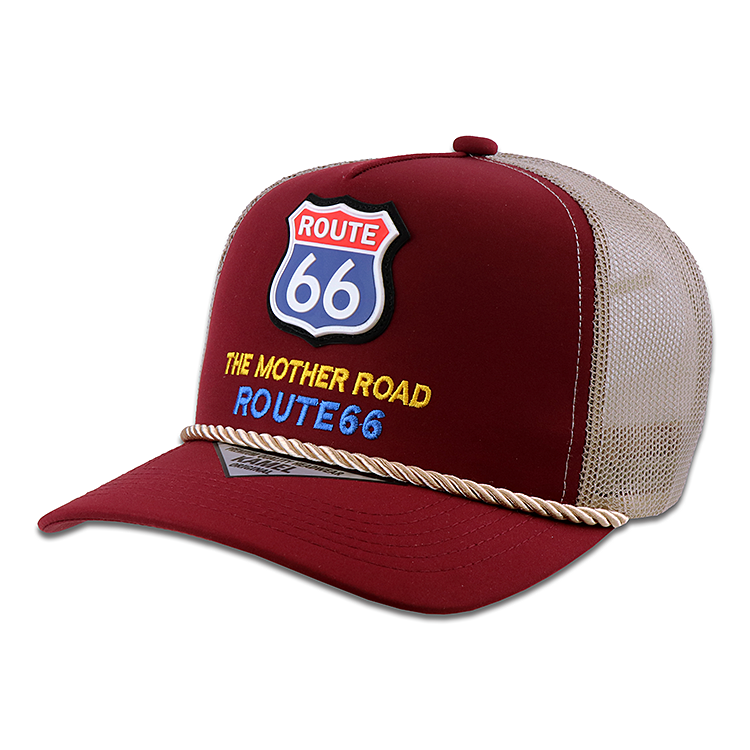 ROUTE 66 キャップ HYDRO TRUCKER 66-AC-CP-030BUR バーガンディ