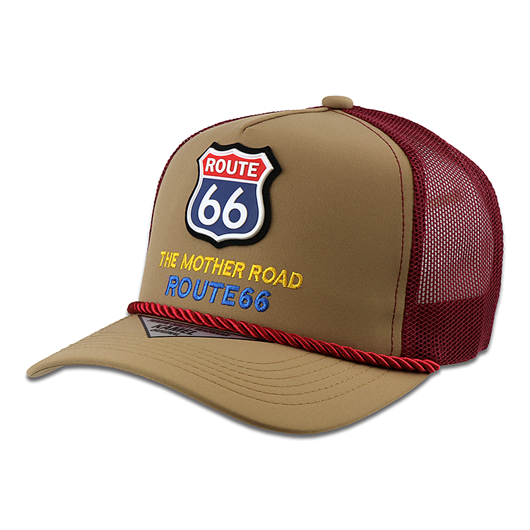 ROUTE 66 キャップ HYDRO TRUCKER 66-AC-CP-030KH カーキ