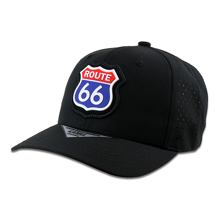 ROUTE 66 キャップ HYDRO PERFORATED 66-AC-CP-029BK ブラック