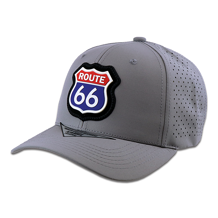 ROUTE 66 キャップ HYDRO PERFORATED 66-AC-CP-029GY グレー