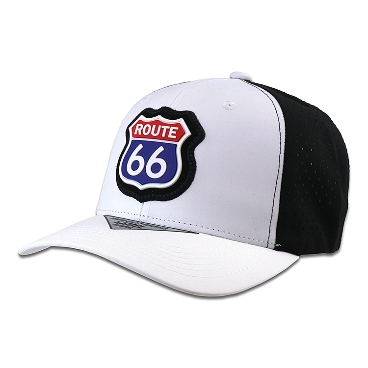 ROUTE 66 キャップ HYDRO PERFORATED 66-AC-CP-029WHBK ホワイト／ブラック