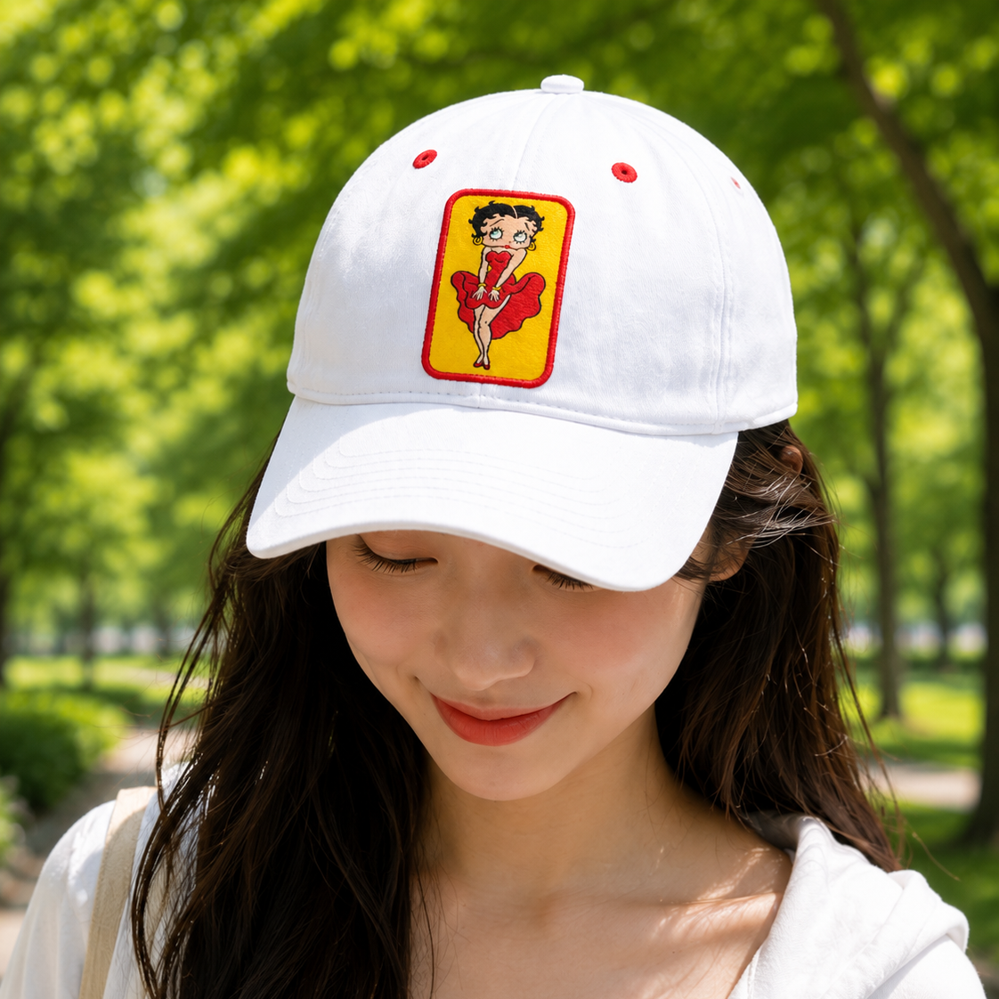 キャップ BETTY BOOP ホワイト