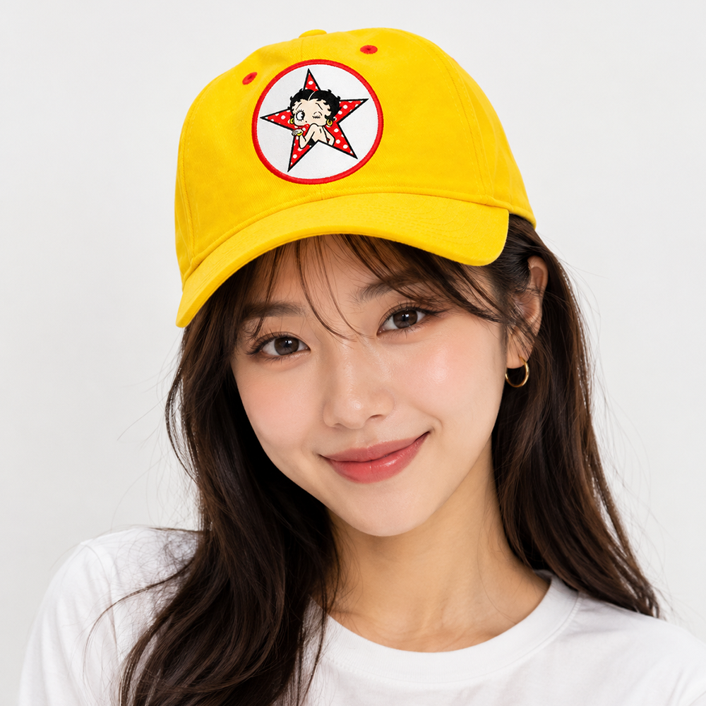 キャップ BETTY BOOP イエロー