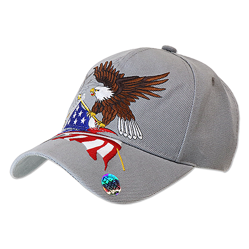 キャップ AMERICAN USA EAGLE AC-CP-VM040-04 グレー