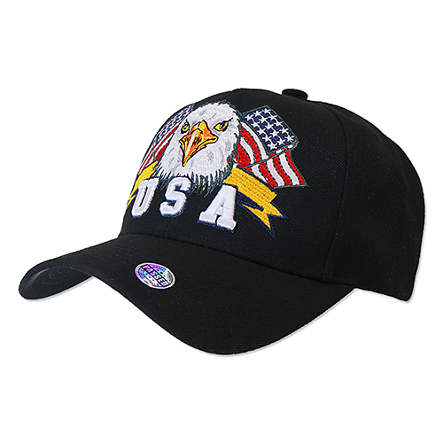 キャップ AMERICAN USA EAGLE AC-CP-VM449-01 ブラック