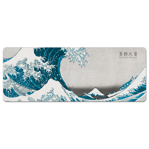 カウンター マット 北斎 「神奈川沖浪裏」