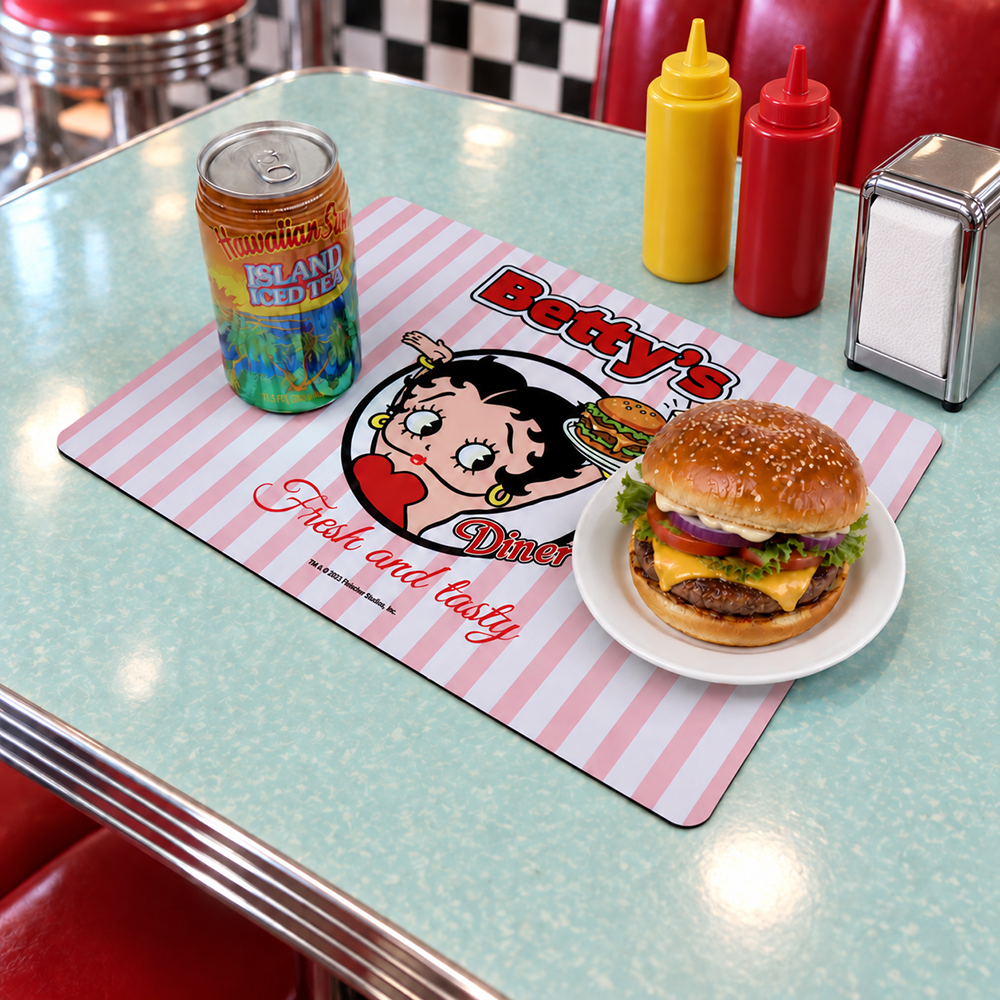 ベティー ブープ（Betty Boop）ダイナー マット Betty Boop Fresh and tasty