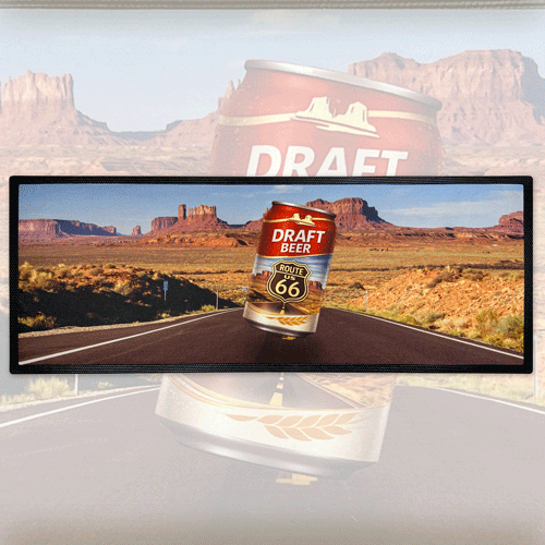 RT 66 ラバー バー マット RT 66 DRAFT BEER