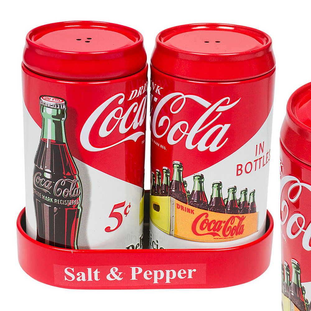 COKE ティン ソルト & ペッパー Coca-Cola Vintage