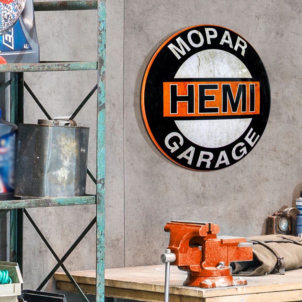 ドーム サイン Mopar Hemi Garage