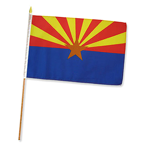 12x18 in スティック フラッグ ARIZONA