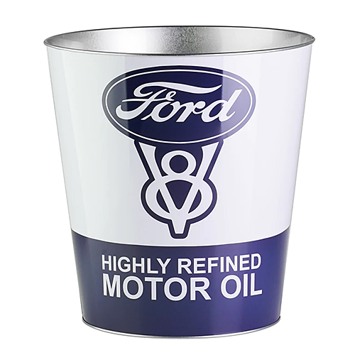 メタル トラッシュ ビン FORD MOTOR OIL