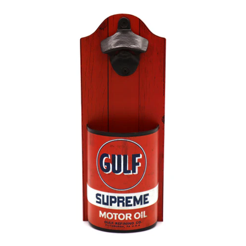 ヴィンテージ オイル カン オープナー GULF SUPREME MOTOR OIL